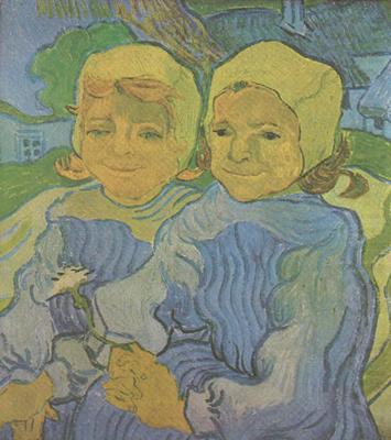 Vincent Van Gogh Two Children (nn04) china oil painting image